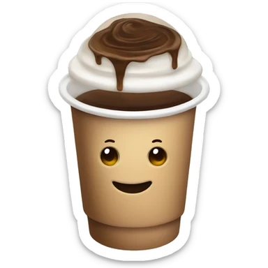 Iced coffee sticker