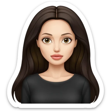 Angelina Jolie up to the waist sticker