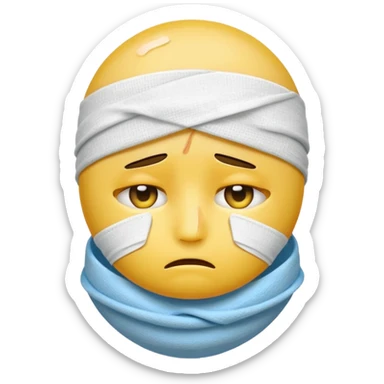 injured emoji sticker