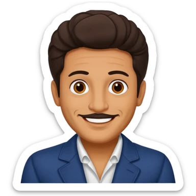 José Cid, portuguese singer sticker