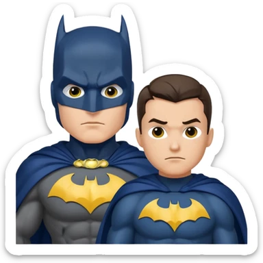 Batman and robin sticker