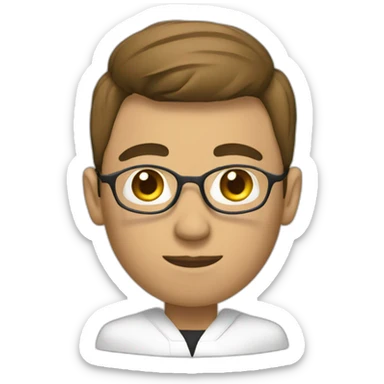 A graduate student who is writing a paper but cannot write it sticker