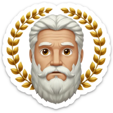 Zeus Greece ancient sticker