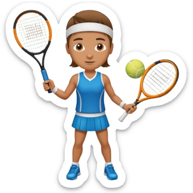 tennis player sticker