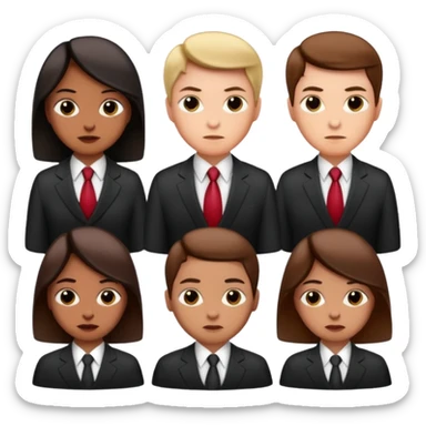 the dark triad sticker