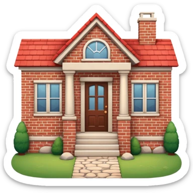 house no trees  not wooden like cartoonish almost only the front sticker