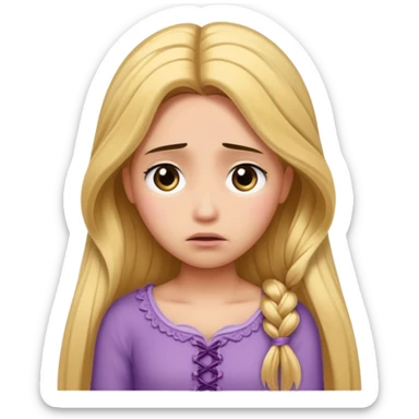 Rapunzel syndrome  sticker