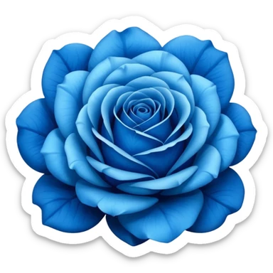 i need this type of blue flower  🌹  but the red prt should be blue sticker