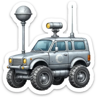 Moon Rover sticker