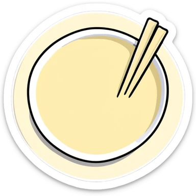 creamy garlic aioli sauce in a small dish sticker
