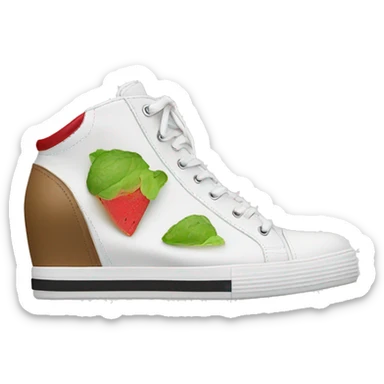 isabel marat wedge sneakers sticker