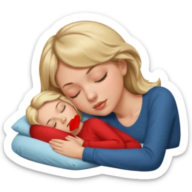 sleeping tylor swift sticker