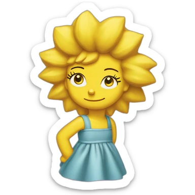 lisa-simpson sticker