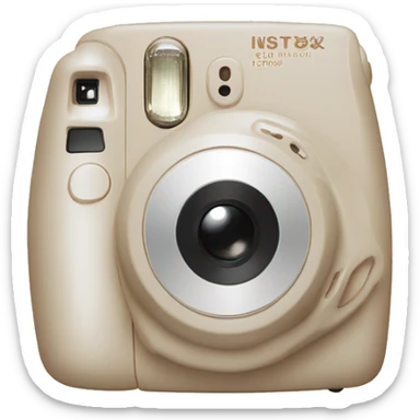 Beige Instax sticker
