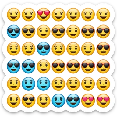 Emojis sticker download sticker