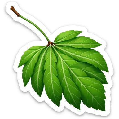 cherry leaf sticker
