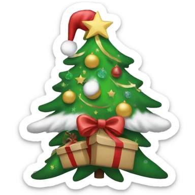 Special emoji for Christmas sticker
