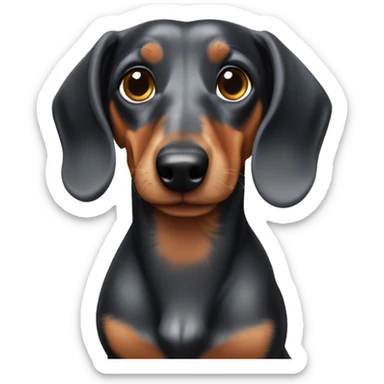 dapple dachshund  sticker
