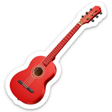 Create a long thin straight red string  sticker