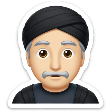 Mavi tik yuvarlak mavi cember  in içine siyah tik sticker