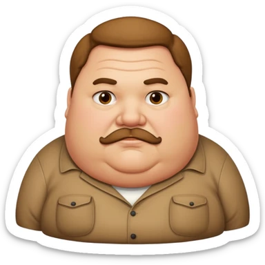 Fat uncle sticker