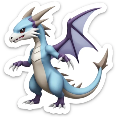 Noivern-Marowak-Latios-Lugia-Fakémon-hybrid-creature (full body)  sticker