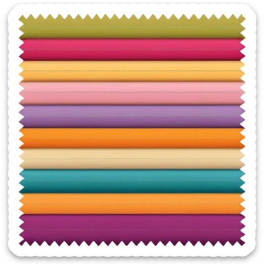 fabric swatch sticker