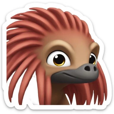 Knuckles the echidna sticker