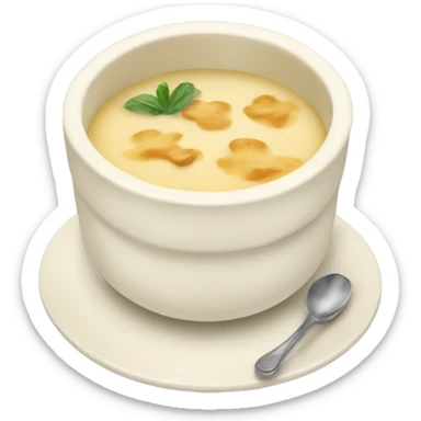 Cream soup sticker