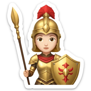 Minerva is the Roman goddess of wisdom, strategic warfare, commerce, and the arts, and is considered one of the most important Roman deities alongside Jupiter and Juno, forming the Capitoline Triad. sticker