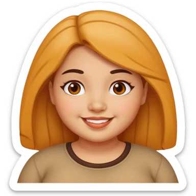 Latina girl fat sticker