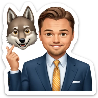 the wolf of wall street sticker