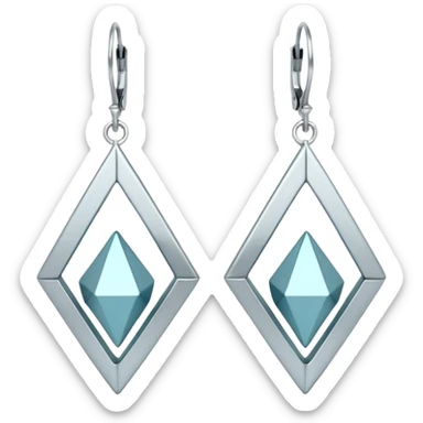 hace aritos Algo original, diferente y un poco inesperado. Puede tener una forma rara o un detalle poco común. Colores fríos o metálicos. sticker