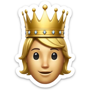 Fortnite logo F with a crown sticker