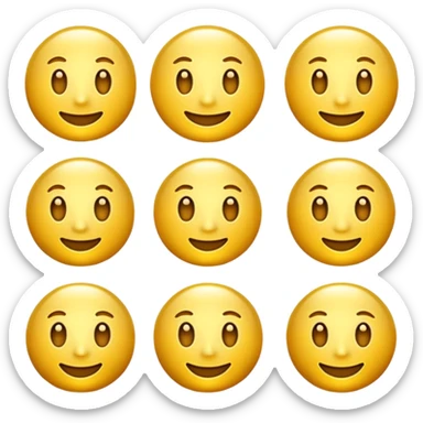 create a golden gold emoji  the most attractive any one or all of them ill choose it should be fully golden sticker