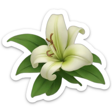 Lilie sticker