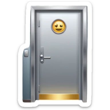 hotel room door modern hallway with spot light up sticker