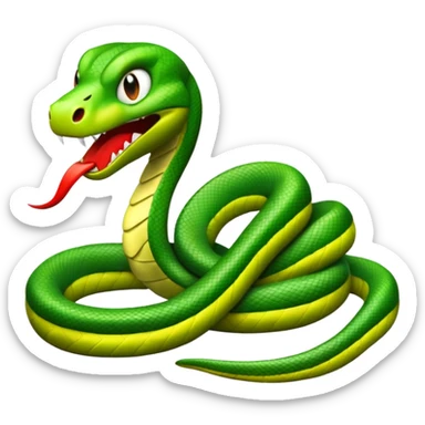  i want a animated emoji with the text "'Lil Viper Mad"  sticker