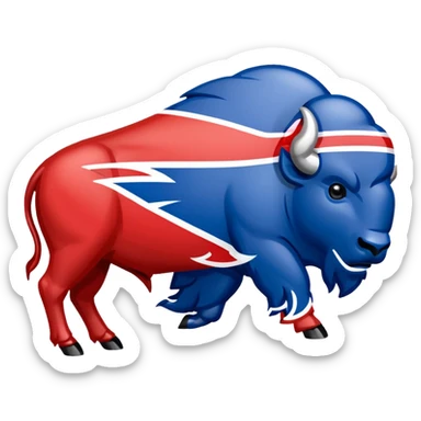 Buffalo Bills Playoff 2026 Logo sticker