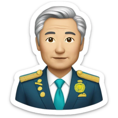 president of kazakhstan sticker