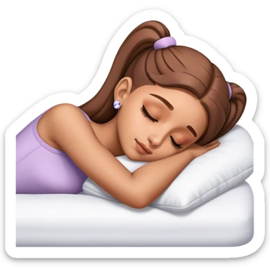Ariana Grande sleeping 2nd skin tone sticker