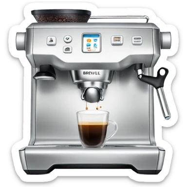 Breville espresso machine sticker