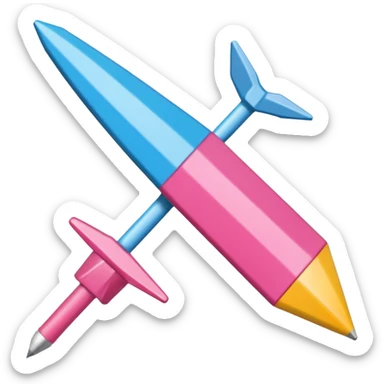 fleche directionelle blanche simple sur fond de couleur rose sur un bouton   sticker