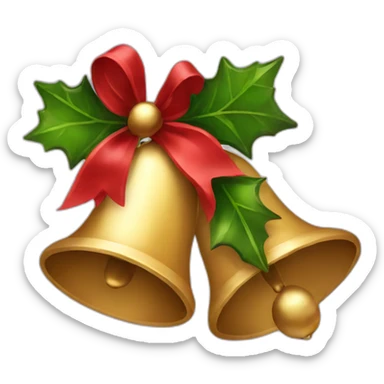 Christmas bells sticker