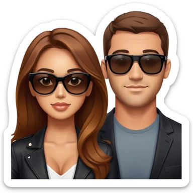 Lewis Howes and Yanet Garcia vs josh king Madrid JetSetFly and Tefi INTERNET CELEBRITY BATTLE NOVIO DE MEXICO sticker