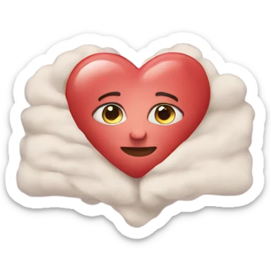 Thinking of you sis heart sticker