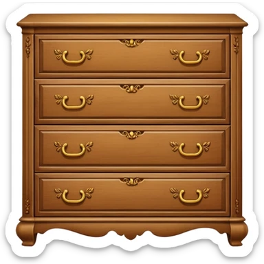 Cupboard-commode-drawer sticker