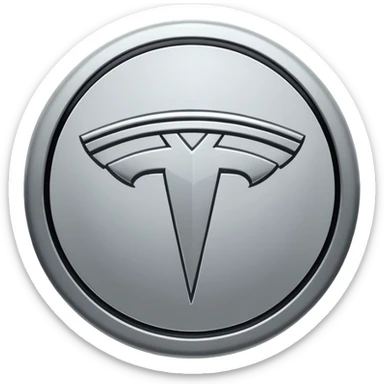 Tesla logo original sticker