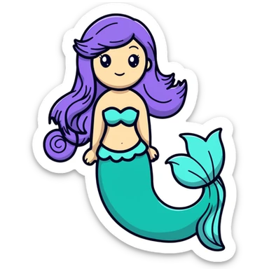 Mermaid sticker