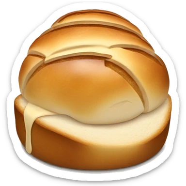 sourdough bread boule loaf honey drizzle  sticker